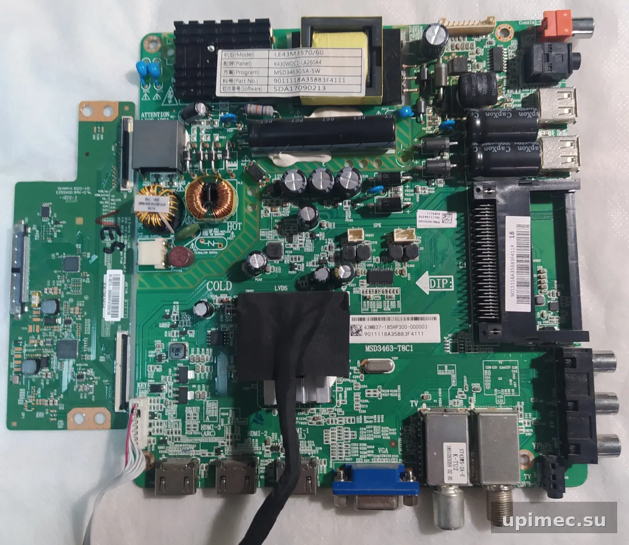 main MSD3463-T8C1 от TV ЛОС LE43M3570/60