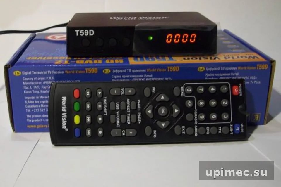 Прошивка для DVB-T2 ресивера World Vision T59D