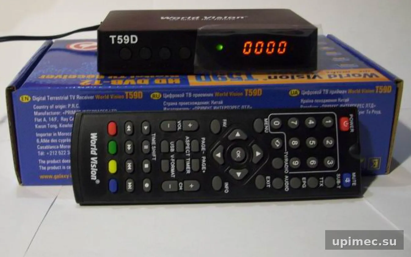 Прошивка для DVB-T2 ресивера World Vision T59D