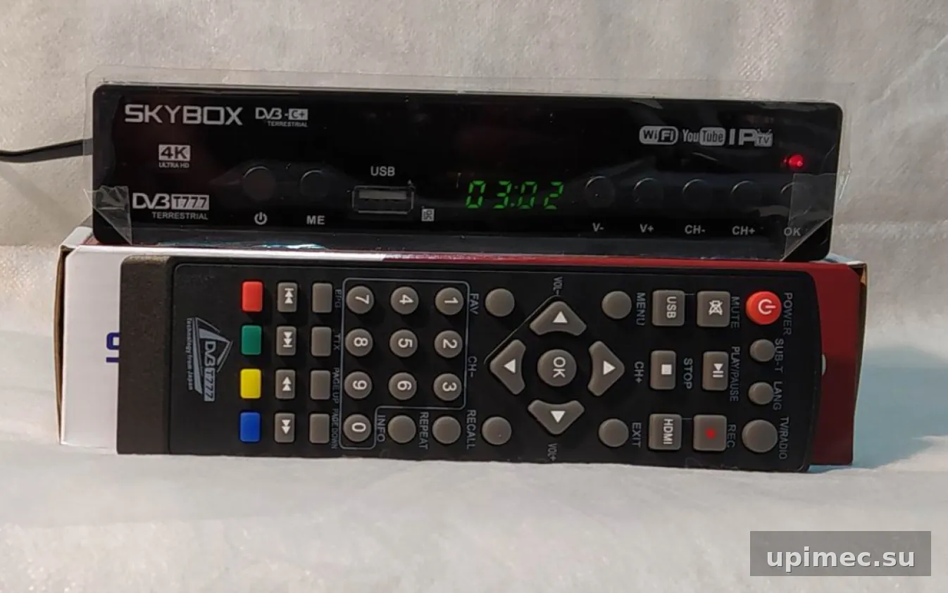 Прошивка для DVB-T2 ресивера Sky Box DVB-T777