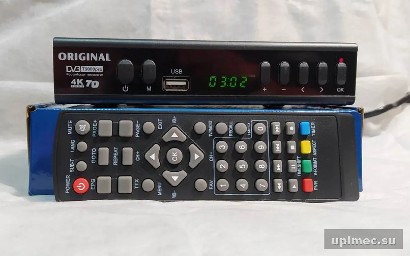 Дамп прошивки для DVB-T2 ресивера Original DVBT9000