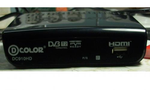 Прошивка для DVB-T2 ресивера D'Color DC 910 HD