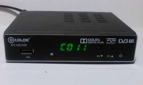 Прошивка для DVB-T2 ресивера D'Color DC1501HD Premium