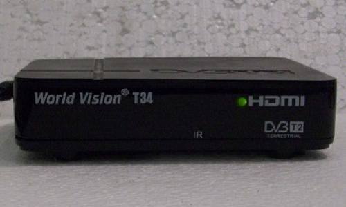 Прошивка для DVB-T2 ресивера World Vision T34